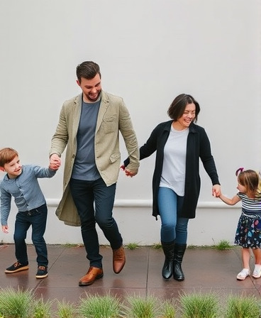 Glückliche Familie nach erfolgreichem PKV-Vergleich